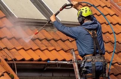 Démoussage et hydrofuge de toiture à Espalion